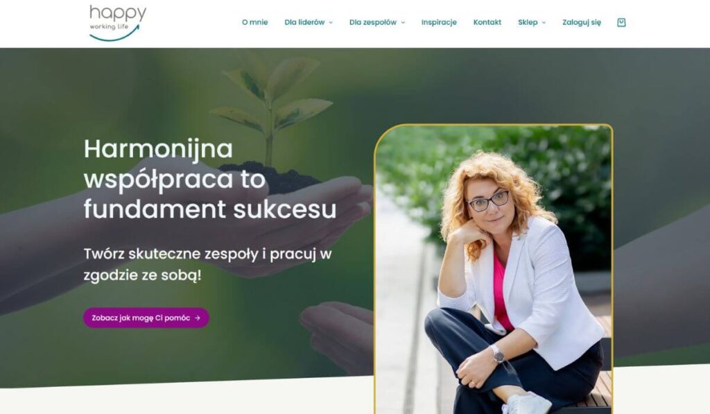 Przebudowa strony 19 strona happy