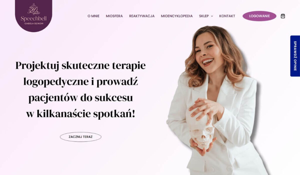 Portfolio 2 strona speechbell